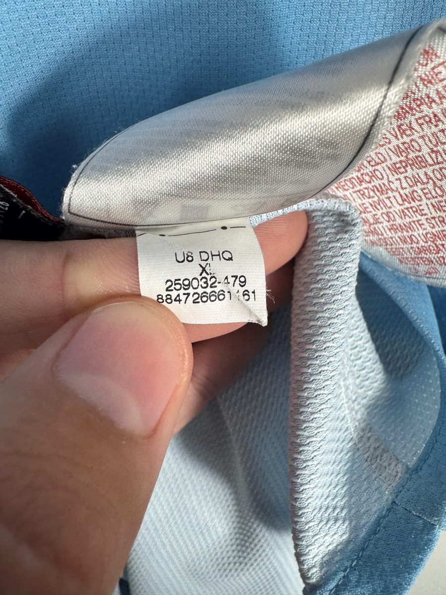 Étiquette Nike d'origine du maillot Pays-Bas 2008-2009 taille XL, code produit 259032-479