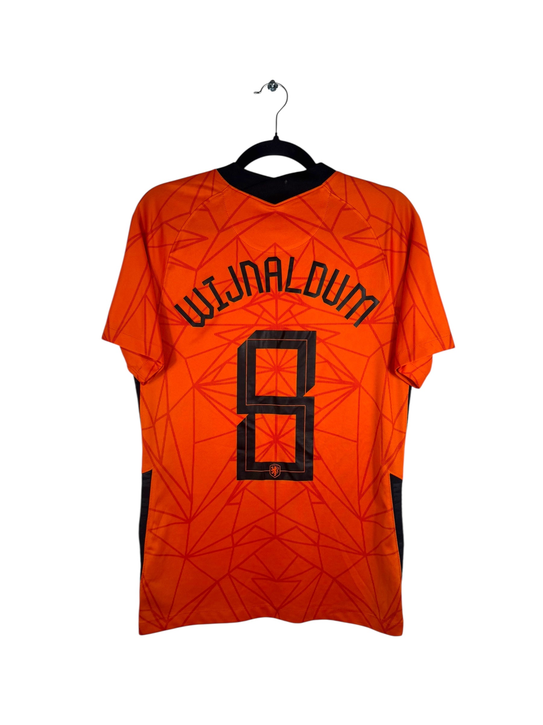 Maillot Pays-Bas 2020-2022 domicile Nike Wijnaldum 8 orange S vue arrière