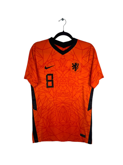 Maillot Pays-Bas 2020-2022 domicile Nike Wijnaldum 8 orange S vue avant
