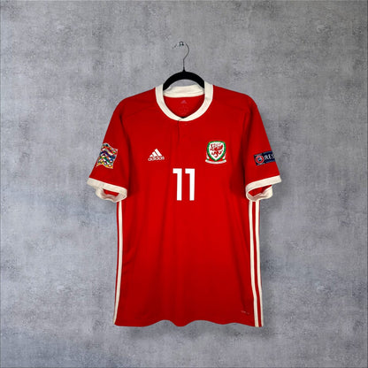 Maillot Pays de Galles 2018 domicile vue face écusson dragon gallois