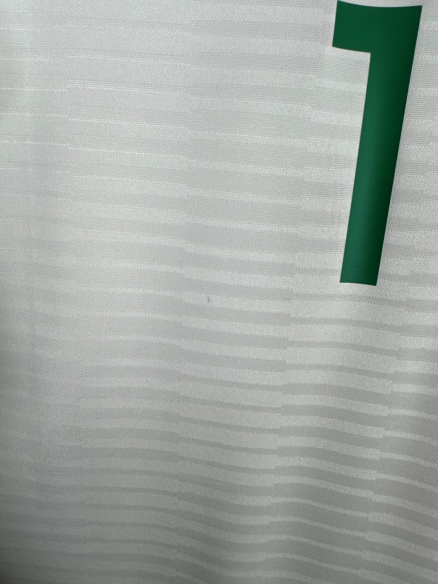 Maillot Pays de Galles 2018 extérieur détail micro tache dos