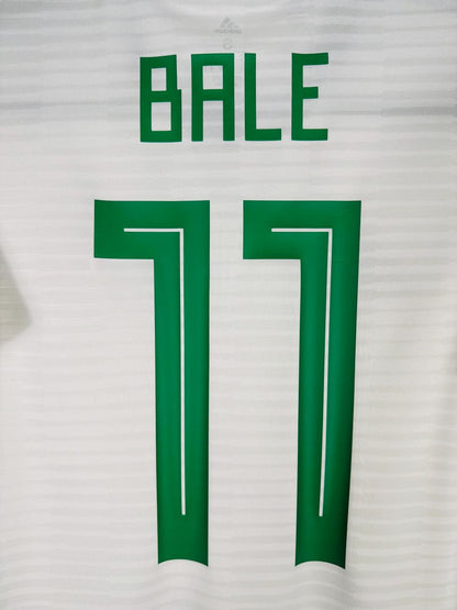 Maillot Pays de Galles 2018 extérieur détail flocage Bale