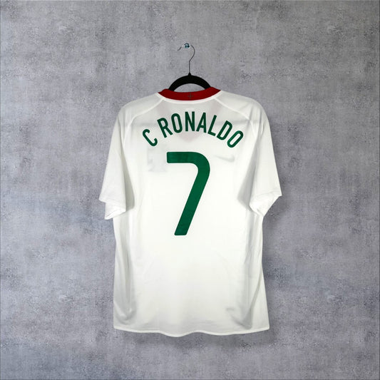 Maillot Portugal 2008-2010 Extérieur Ronaldo 7 - dos flocage