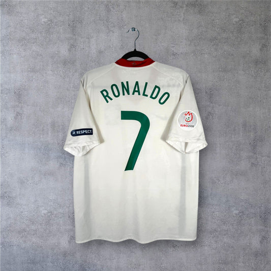 Flocage Ronaldo numéro 7 sur maillot Portugal 2008-2010