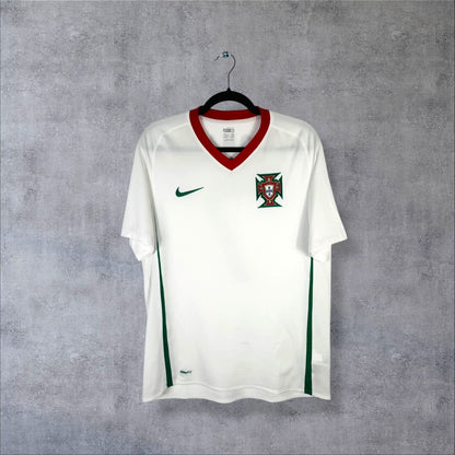 Maillot Portugal 2008-2010 Extérieur - face écusson FPF