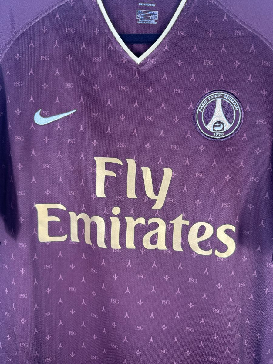 Maillot PSG 2006-2007 - détail sponsors Indesit et Winamax