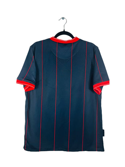 Maillot PSG 2009-2010 Domicile Nike - Vue arrière, taille M, couleur marine.