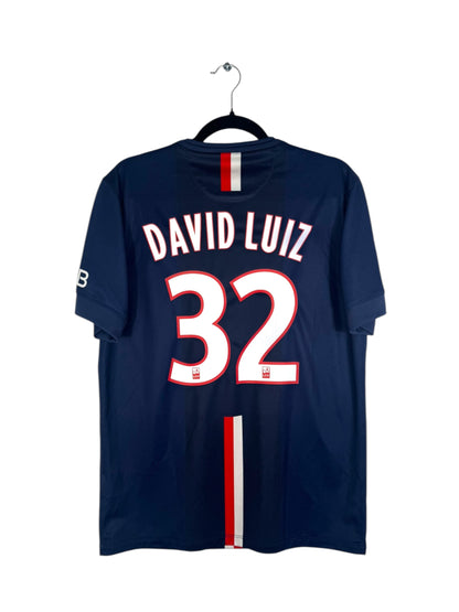 Maillot PSG 2014-2015 domicile David Luiz numéro 32 vue arrière flocage