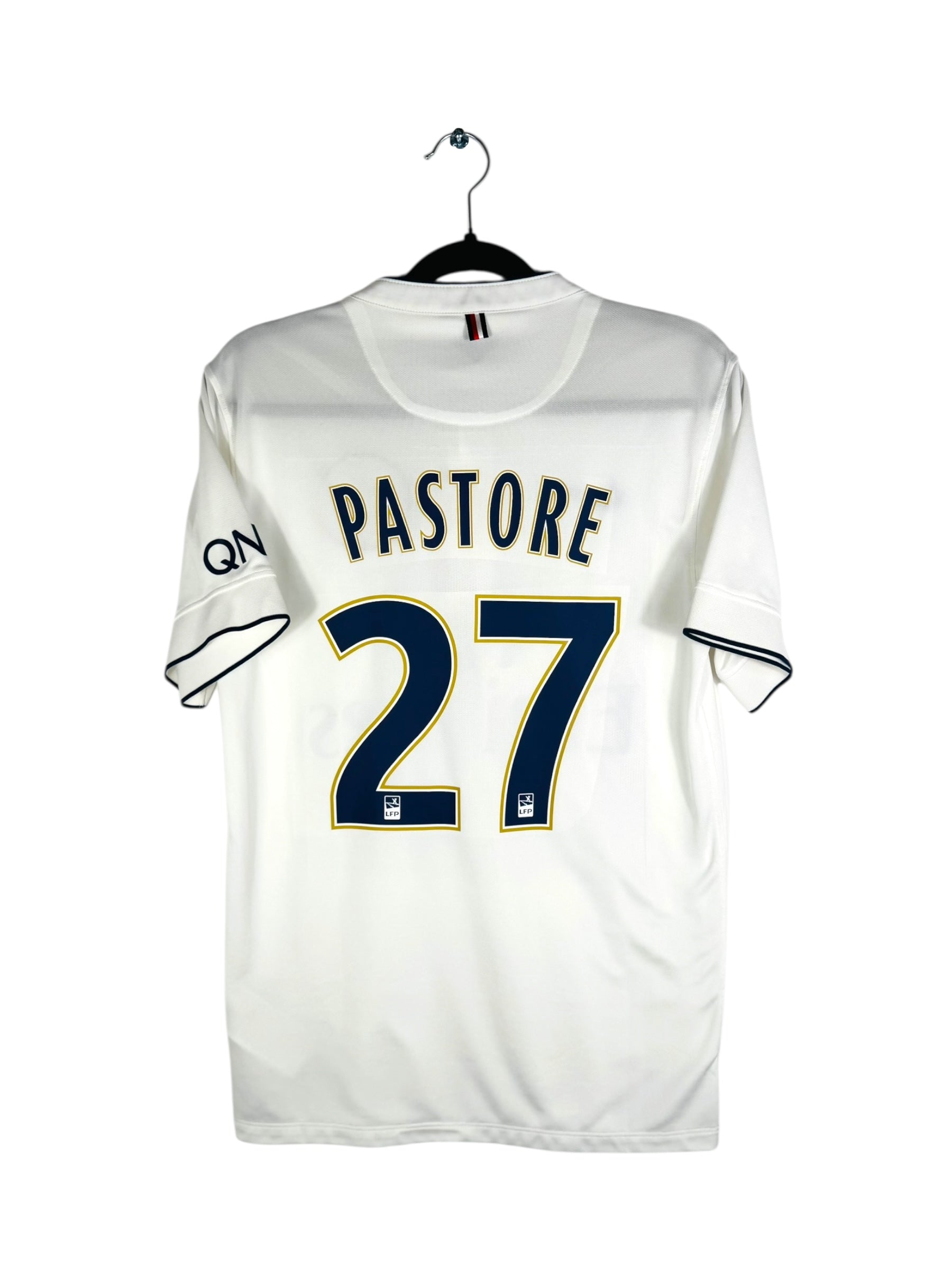 Maillot PSG 2014-2015 extérieur Pastore numéro 27 vue arrière flocage