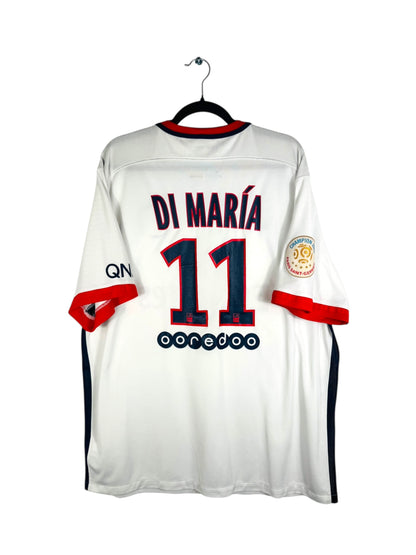 Maillot PSG 2015-2016 extérieur Di Maria numéro 11 vue arrière flocage