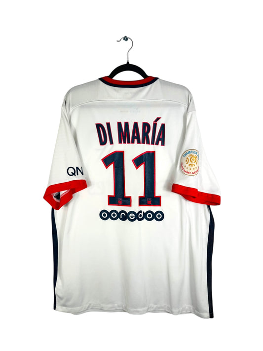 Maillot PSG 2015-2016 extérieur Di Maria numéro 11 vue arrière flocage