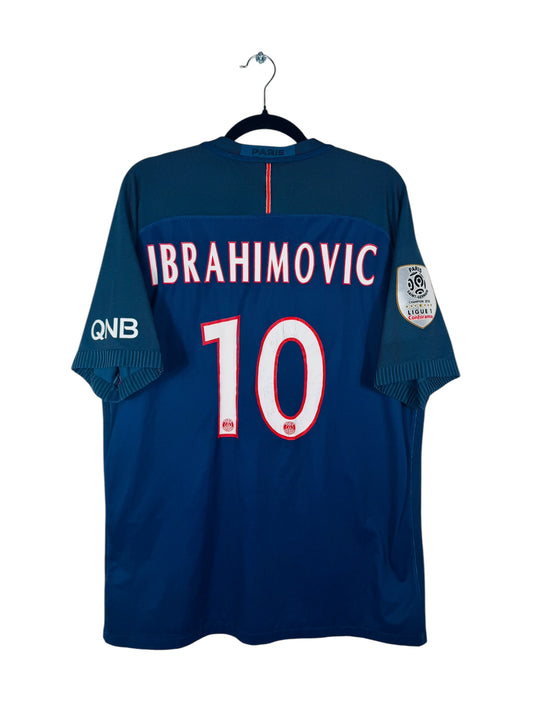 Maillot PSG 2016-2017 Domicile Pro - Ibrahimović N°10 - Vue arrière
