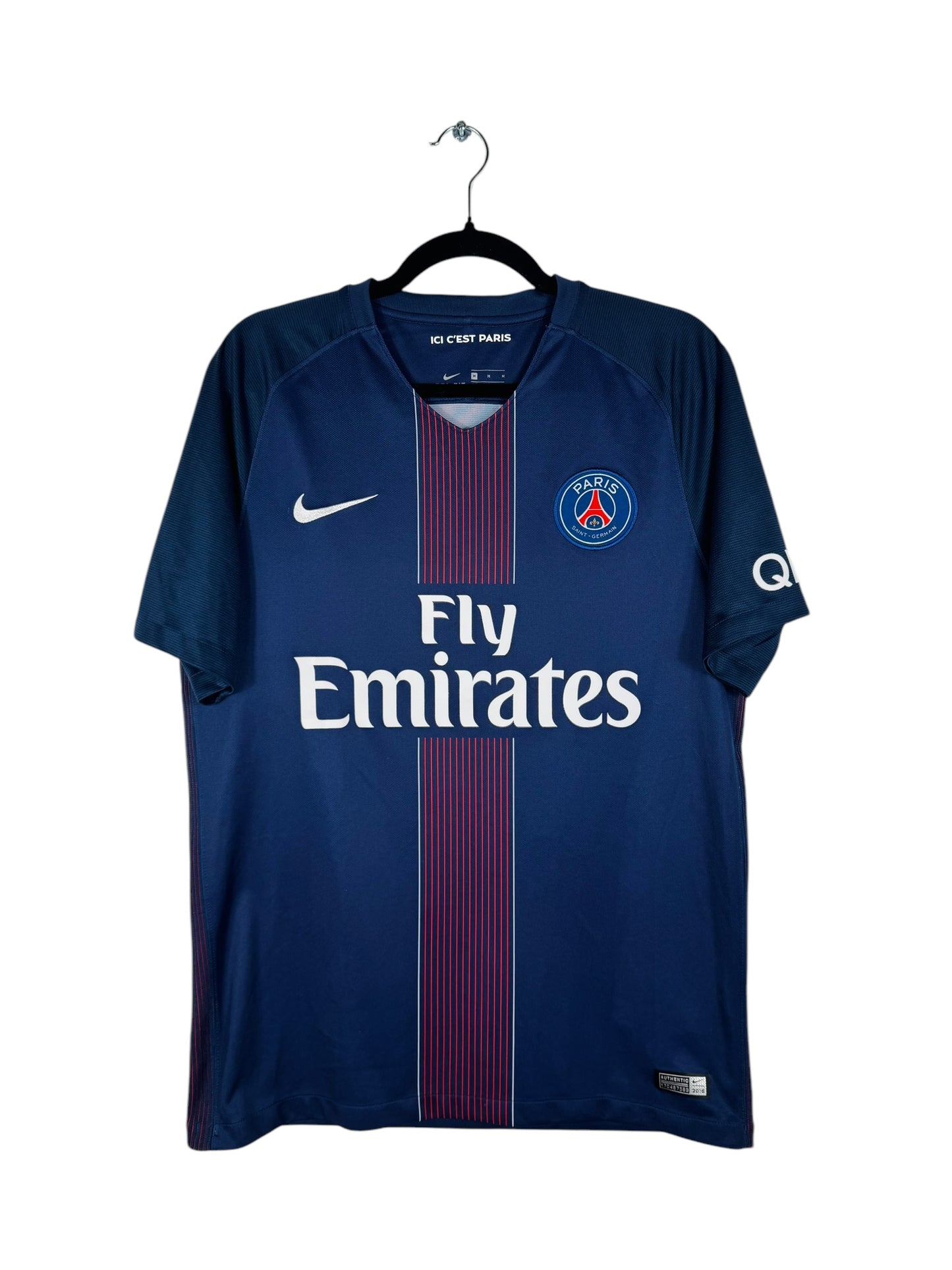 Maillot PSG 2016-2017 Domicile - Cavani N°9 - Vue avant