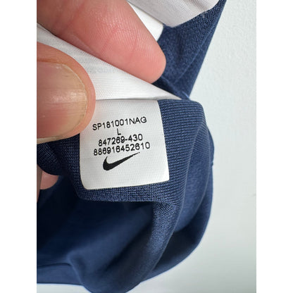 Étiquette d'authenticité avec code Nike 847269-430 prouvant l'originalité du maillot