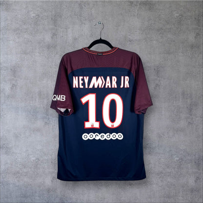 Flocage Mercurial Neymar JR numéro 10 sur maillot PSG 2017-2018