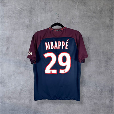 PSG 2017-2018 Home Shirt - Mbappé No.29 (M)