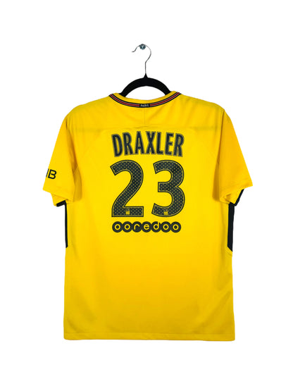 Maillot PSG 2017-2018 Extérieur Draxler N°23 - Vue arrière