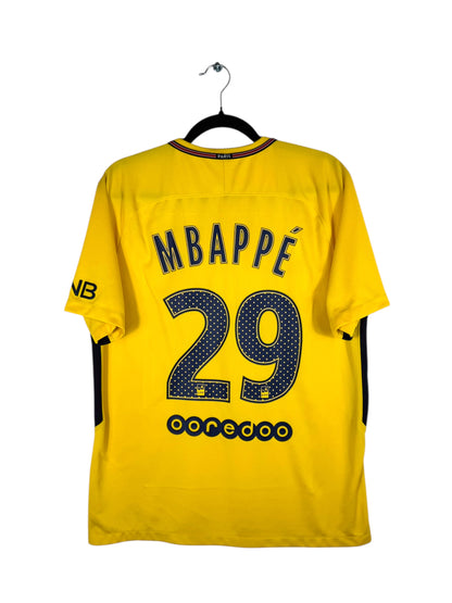 Maillot PSG 2017-2018 Extérieur Nike Mbappé 29 taille L