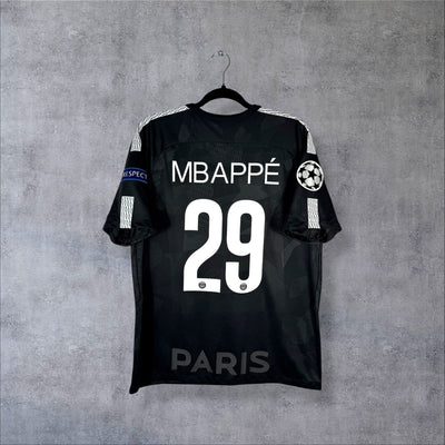 Maillot PSG 2017-2018 Third Noir - Mbappé N°29 (L)
