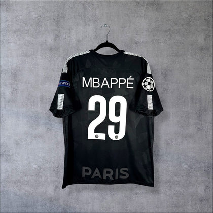 Maillot PSG 2017-2018 Third Noir - Mbappé N°29 (L)