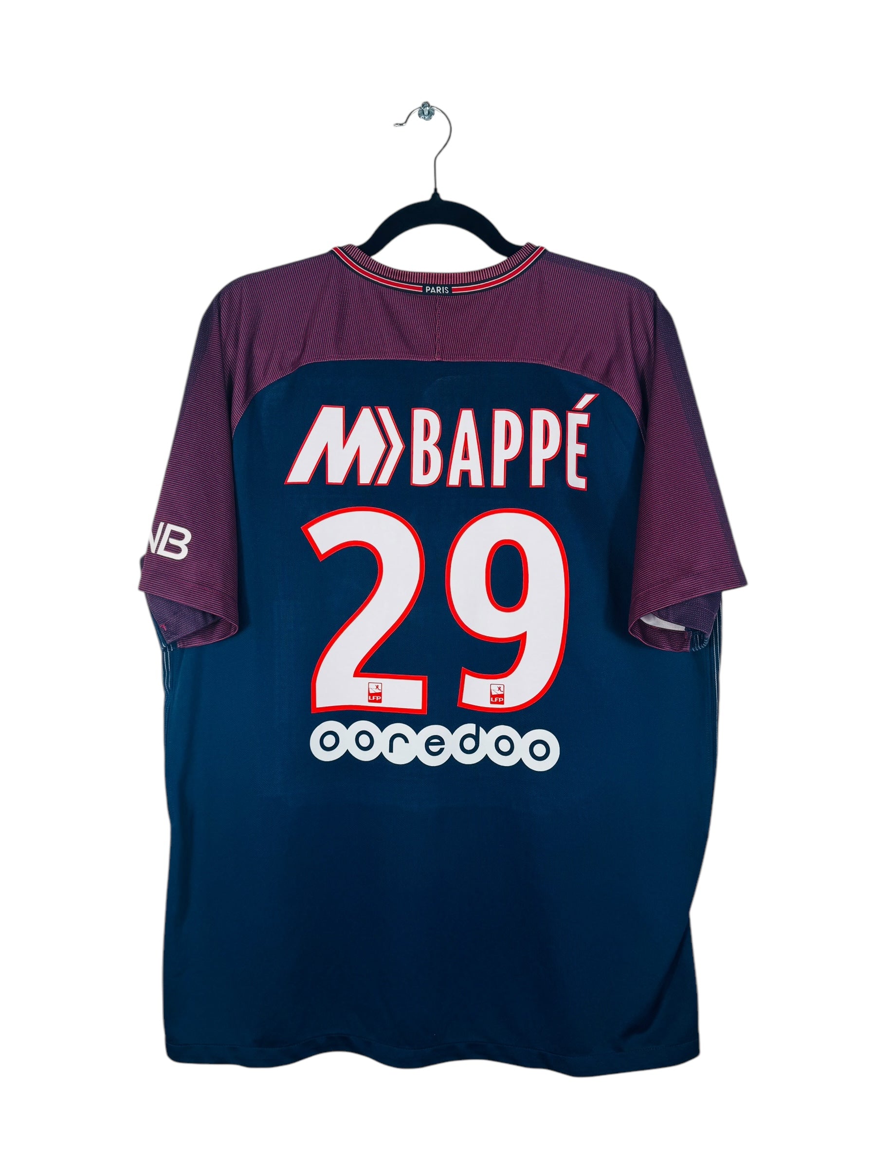 Maillot PSG 2017-2018 Mercurial Mbappé N°29 - Vue arrière