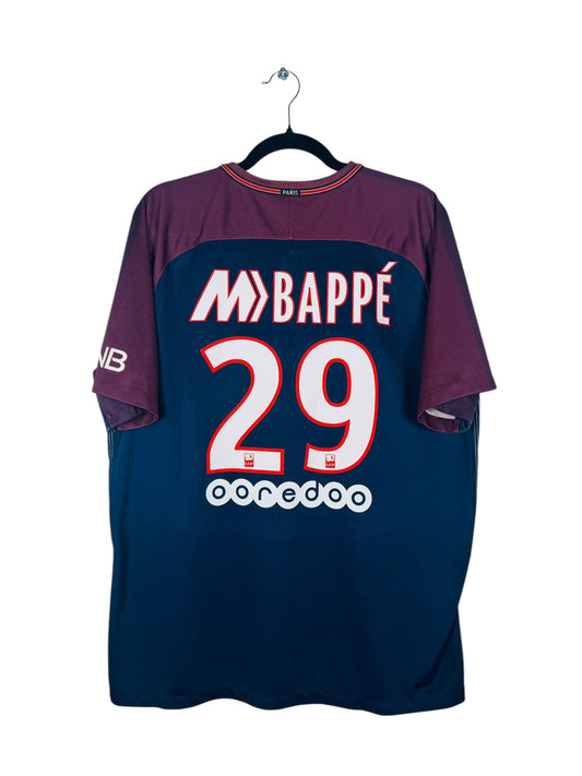 Maillot PSG 2017-2018 Mercurial Mbappé N°29 - Vue arrière