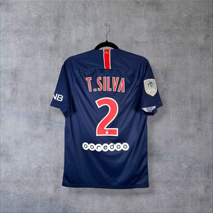 PSG 2018-2019 Home Shirt - Thiago Silva No.2 (S)