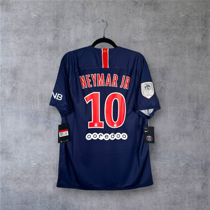 Flocage Neymar JR numéro 10 sur maillot PSG 2018-2019