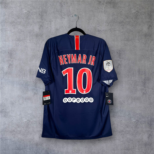 Flocage Neymar JR numéro 10 sur maillot PSG 2018-2019
