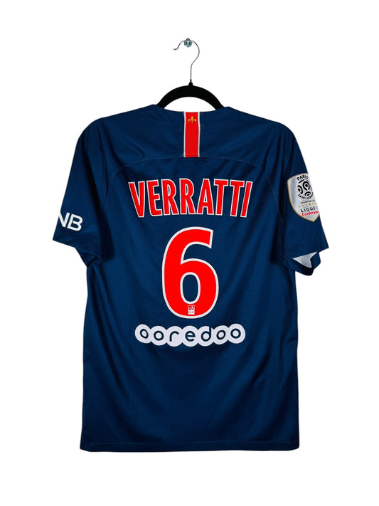 Maillot PSG 2018-2019 Domicile Verratti N°6 - Vue arrière