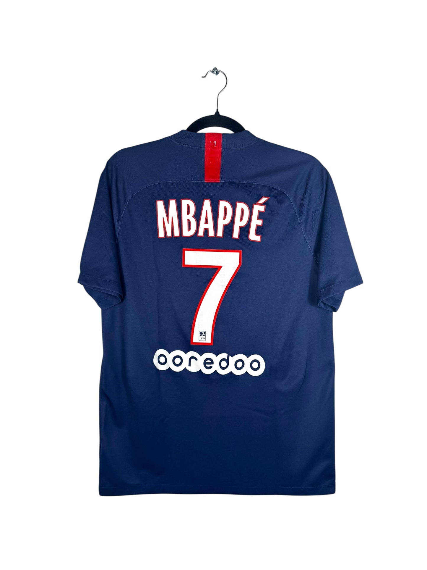 Maillot PSG 2019-2020 domicile Nike Mbappé 7 marine taille M vue arrière