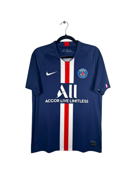 Maillot PSG 2019-2020 domicile Nike Mbappé 7 marine taille M vue avant