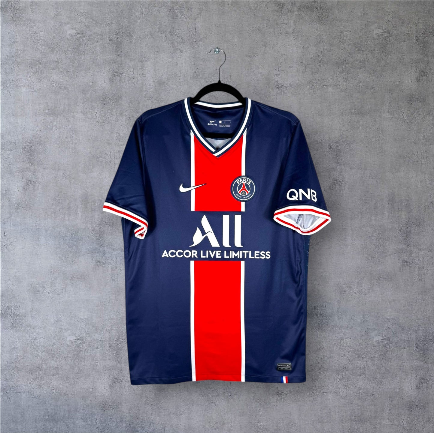 Maillot authentique PSG 2020-2021 Domicile Nike vue de face