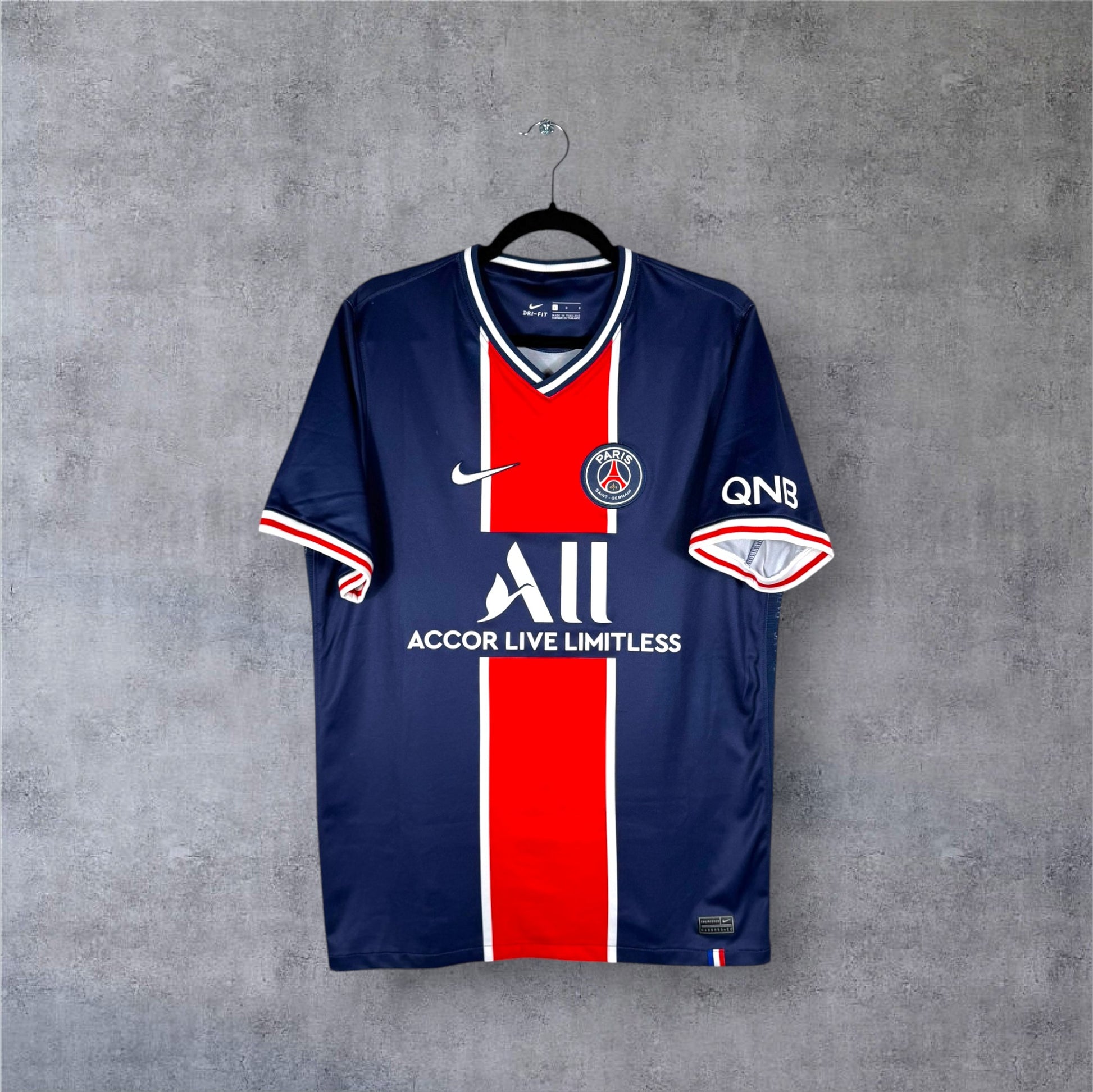 Maillot authentique PSG 2020-2021 Domicile Nike vue de face