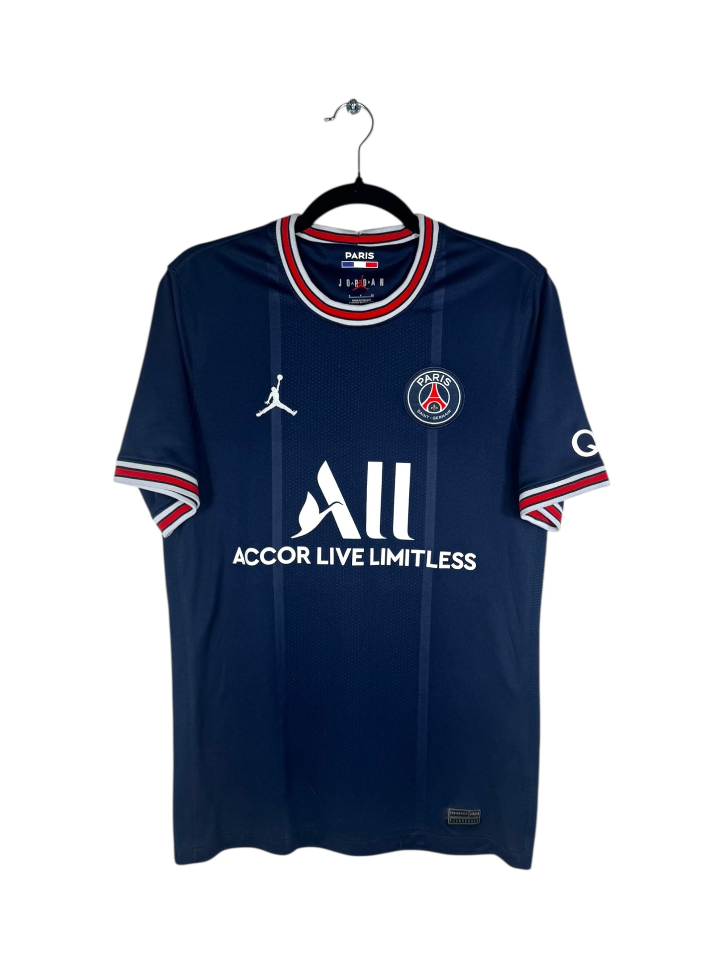 Maillot PSG 2021-2022 domicile Jordan Neymar 10 taille S vue avant