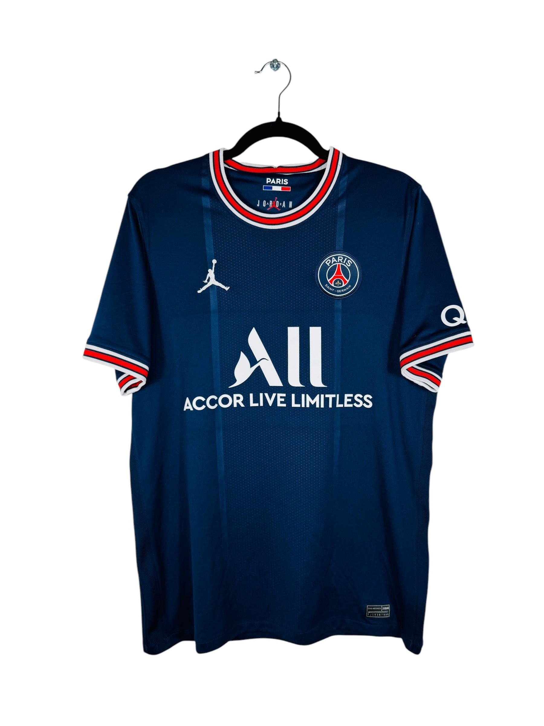 Maillot PSG 2021-2022 Domicile Neymar JR N°10 - Vue avant