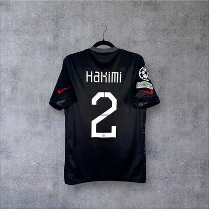Flocage Hakimi numéro 2 sur maillot PSG 2021-2022 Third