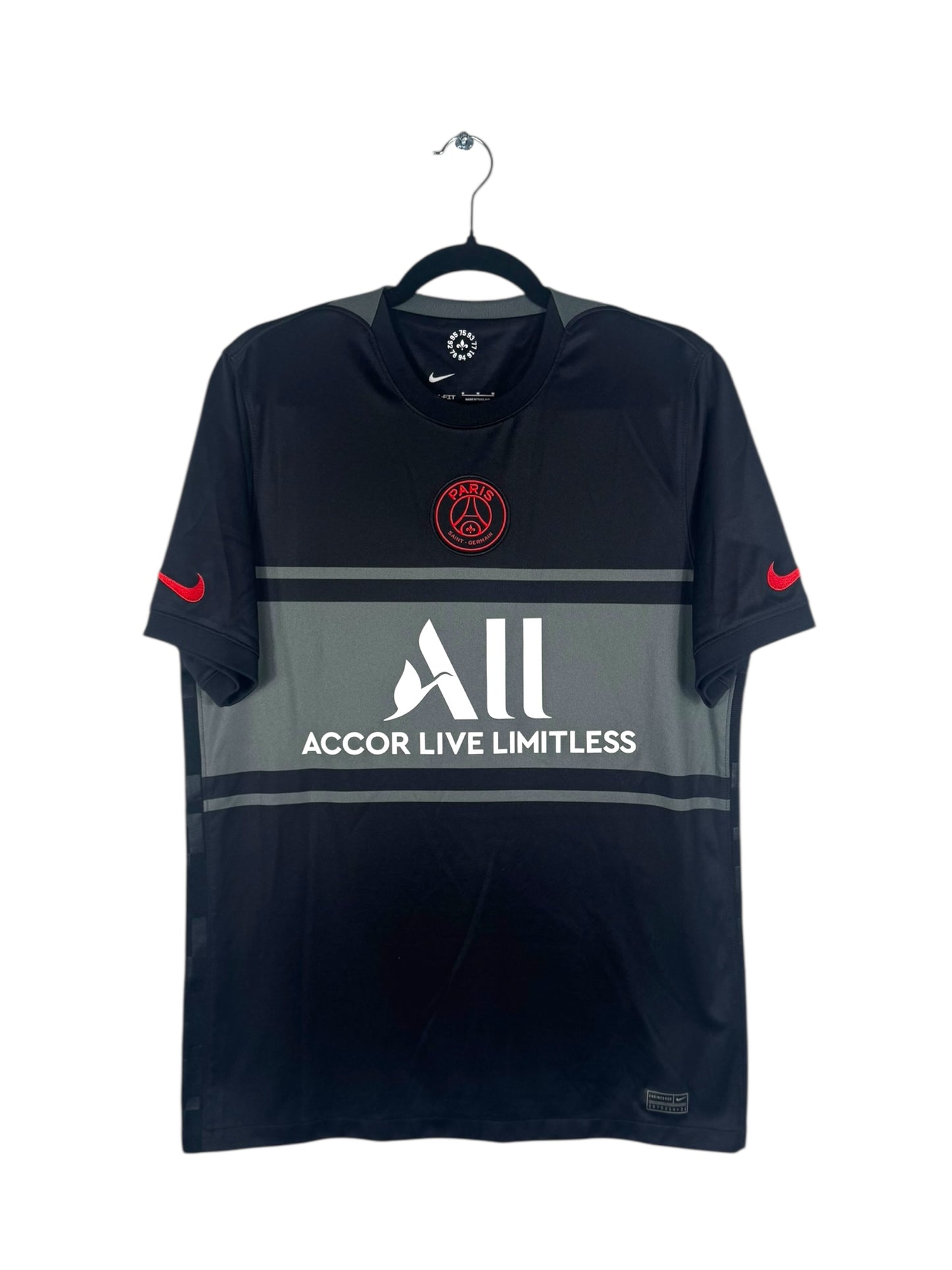 Maillot PSG 2021-2022 third Nike Hakimi 2 taille M vue avant