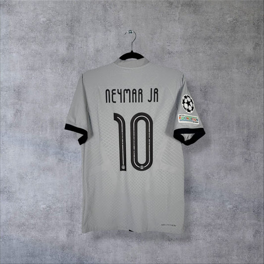 Maillot PSG 2022-2023 extérieur Pro gris vue dos flocage Neymar Jr N°10