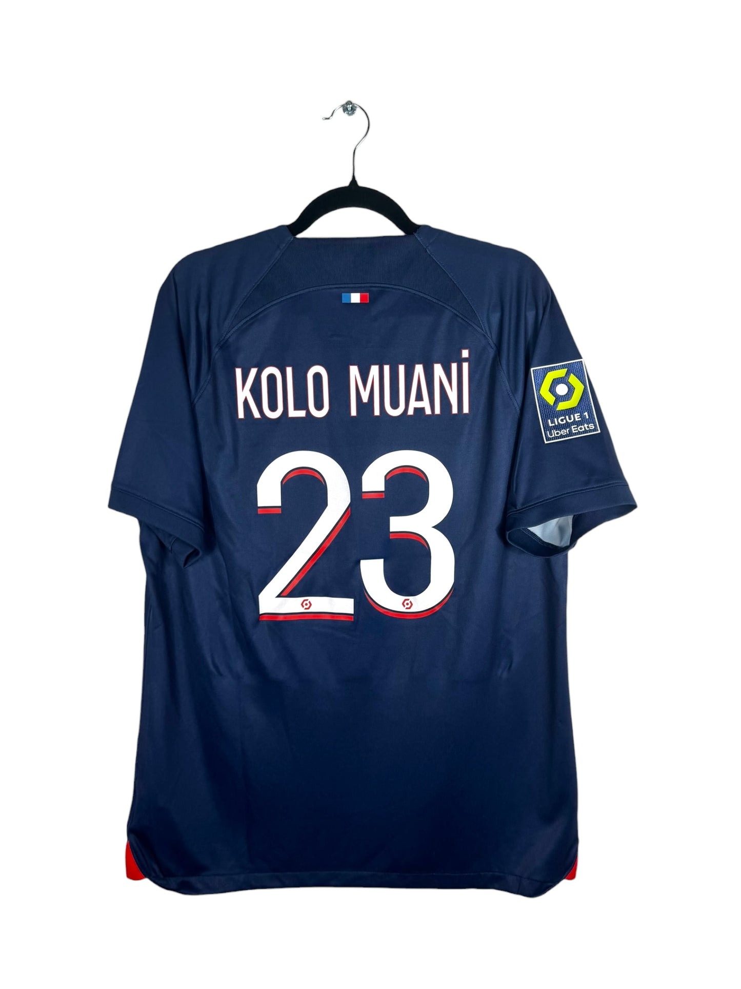 Maillot PSG 2023-2024 Domicile Nike Kolo Muani 23 taille L