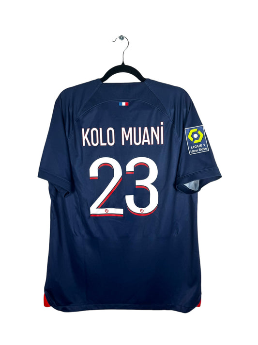 Maillot PSG 2023-2024 Domicile Nike Kolo Muani 23 taille L