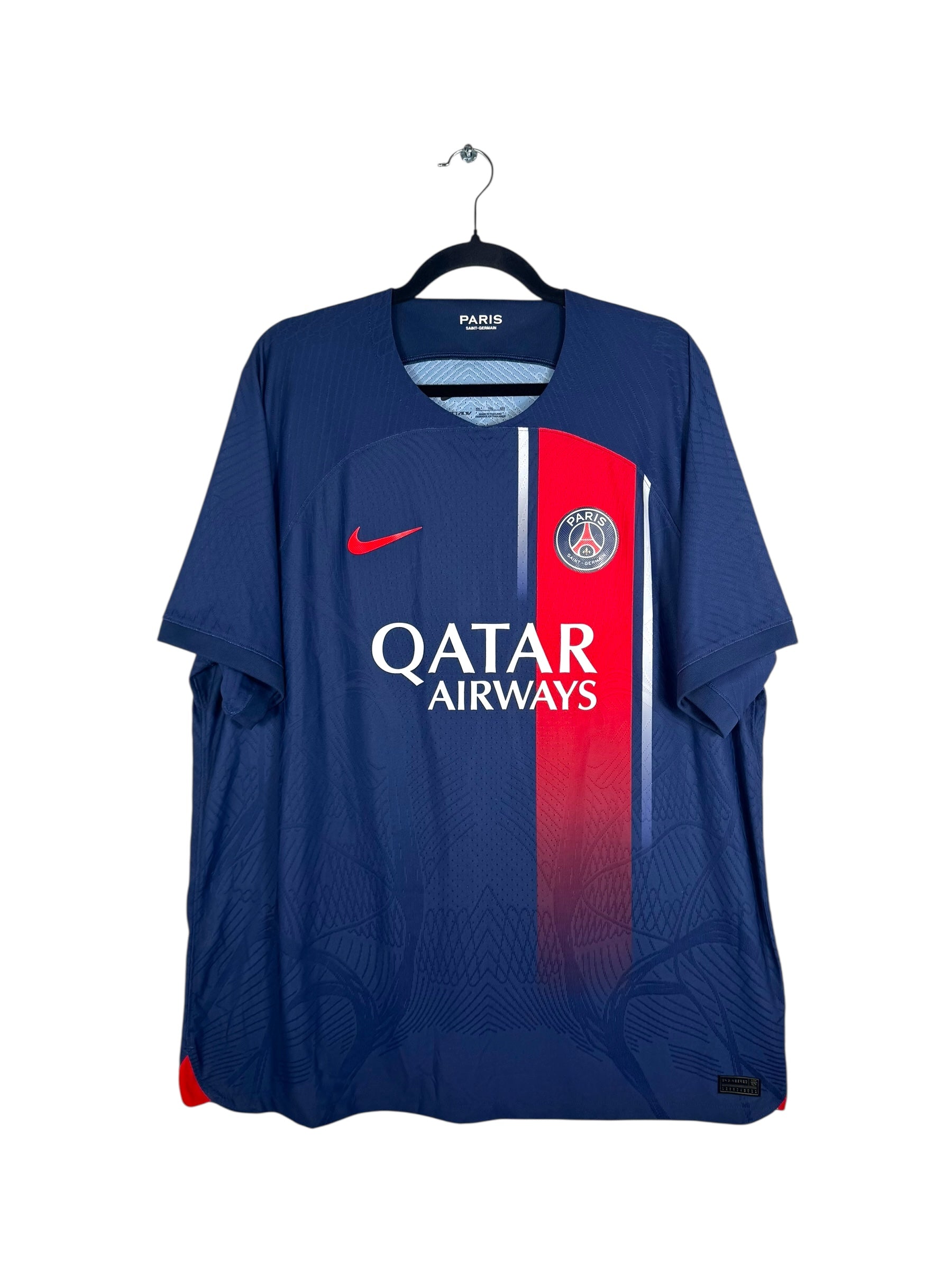 Maillot PSG 2023-2024 domicile Nike Zaïre-Emery 33 Pro Vapor Dri-Fit ADV marine XXL vue avant