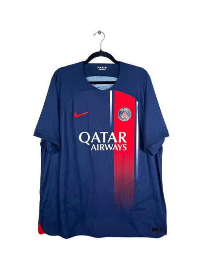 Maillot PSG 2023-2024 domicile Nike Zaïre-Emery 33 Pro Vapor Dri-Fit ADV marine XXL vue avant