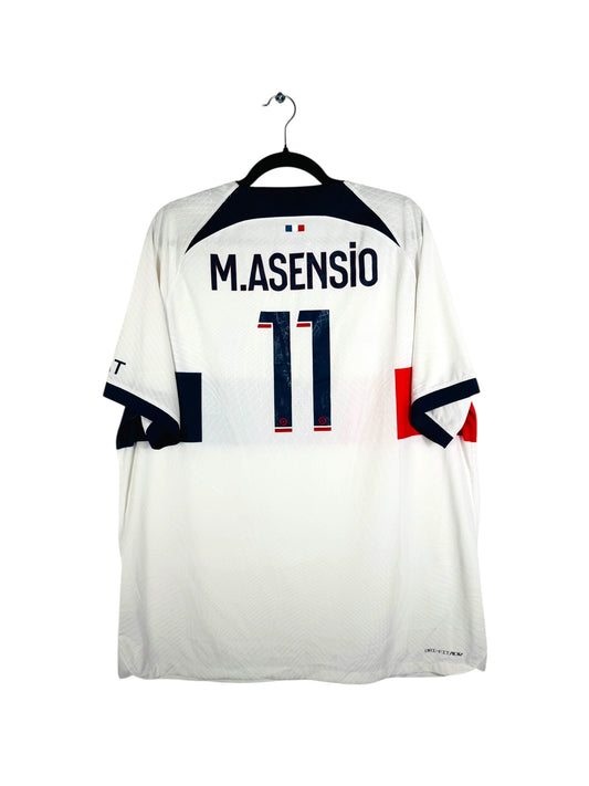 Maillot PSG 2023-2024 extérieur Nike Asensio 11 Pro Vapor Dri-Fit ADV blanc XXL vue arrière
