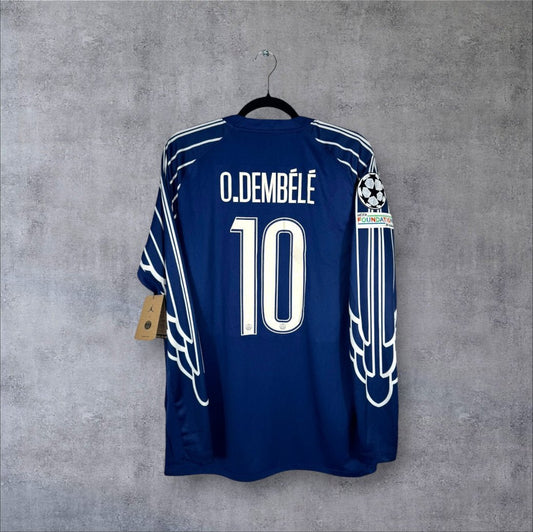 Flocage d'origine Dembélé numéro 10 sur maillot PSG 2024-2025 Fourth