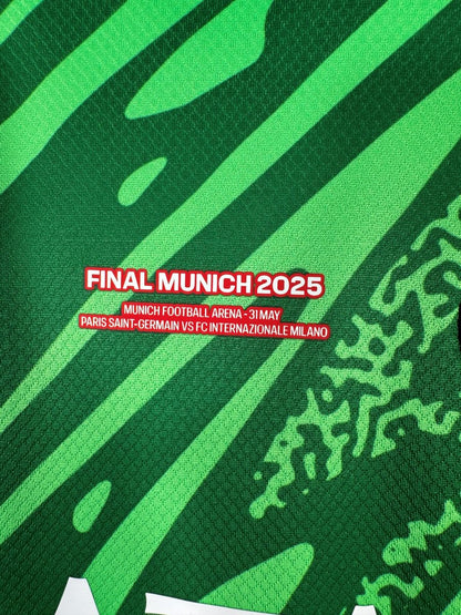 Patch Match Detail FINAL MUNICH 2025 PSG contre Inter Milan sur le maillot gardien