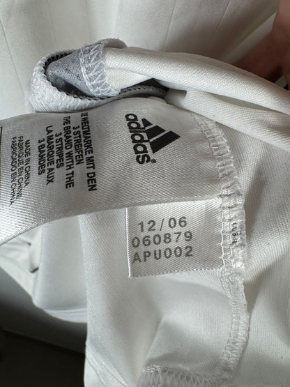 Étiquette d'authenticité avec code Adidas 060879 prouvant l'originalité du maillot