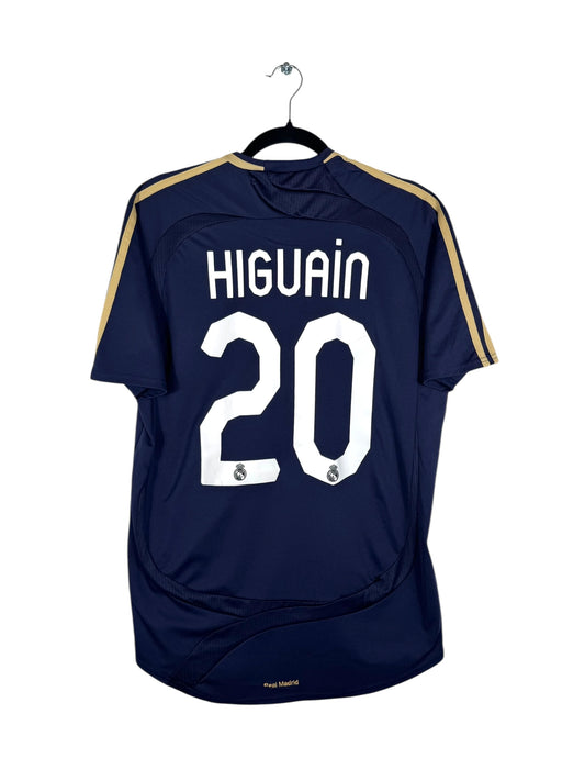 Maillot Real Madrid 2007-2008 Extérieur Higuain - Vue arrière