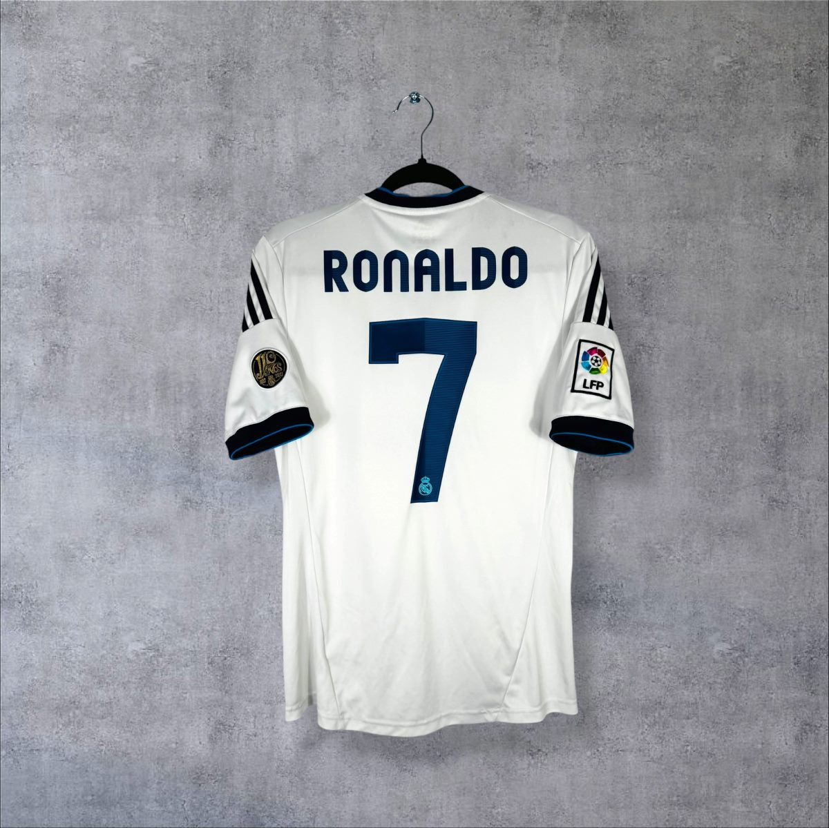 Maillot Real Madrid 2012-2013 domicile, dos avec flocage Ronaldo N°7