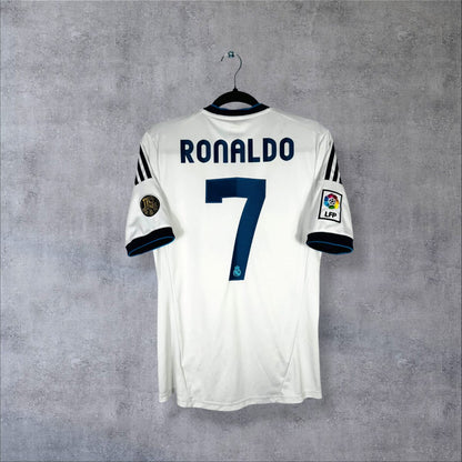 Maillot Real Madrid 2012-2013 domicile, dos avec flocage Ronaldo N°7